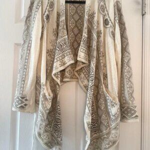 Johnny Was Embroidered Cotton Cardigan/Jacket